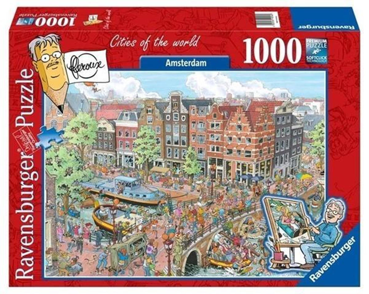 Puzzle Ravensburger Fleroux Amsterdam 1000szt
