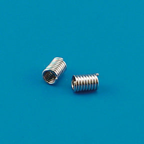 Darice • Przekładka cewki 18 szt. 5x8mm srebrna