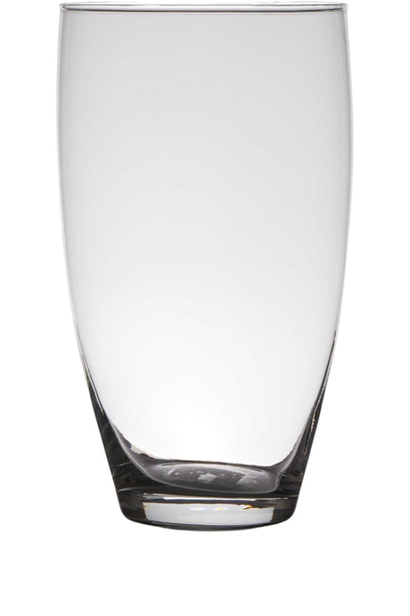 Wazon szklany Hakbijl Essentials ze szkła mariańskiego o wymiarach 14 x wys. 25 cm