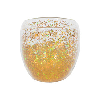 Konfetti szklane No Fire dwuścienne złote ø9x8,6cm 250ml