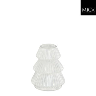 Świecznik Edelman drzewo biały - wys. 8xgł.6,5cm | 4 sztuki