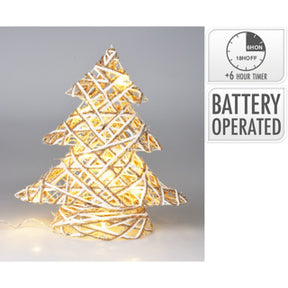 Brak marki Tree LED 30cm szary | 12 sztuk