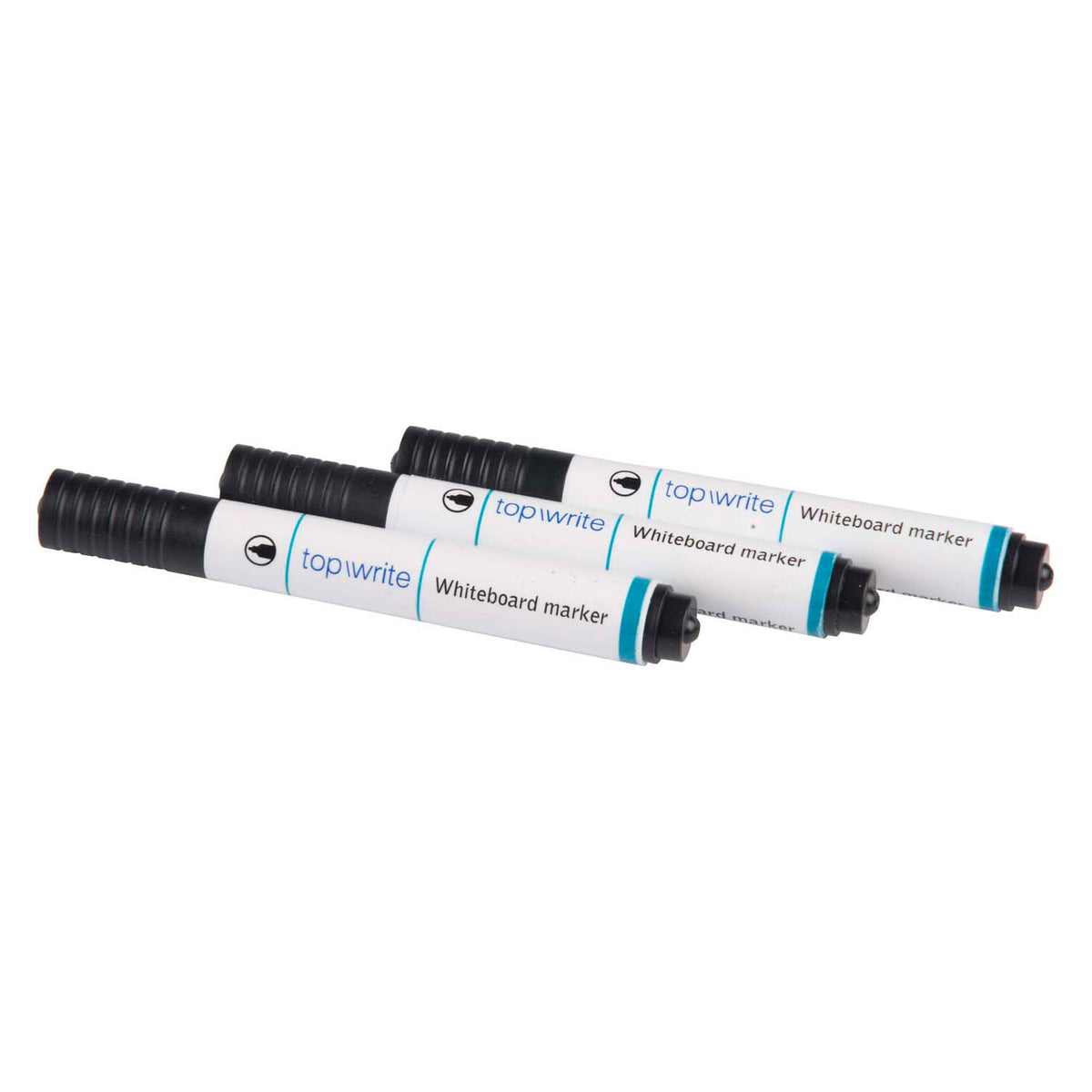 Marker tablicowy czarny, 3 szt.
