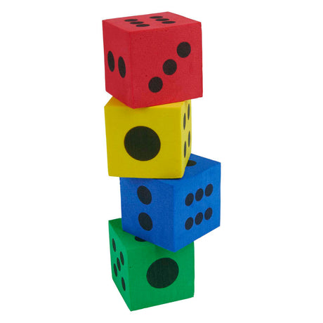 Kolorowe piankowe kostki Eddy Toys - 4 szt.
