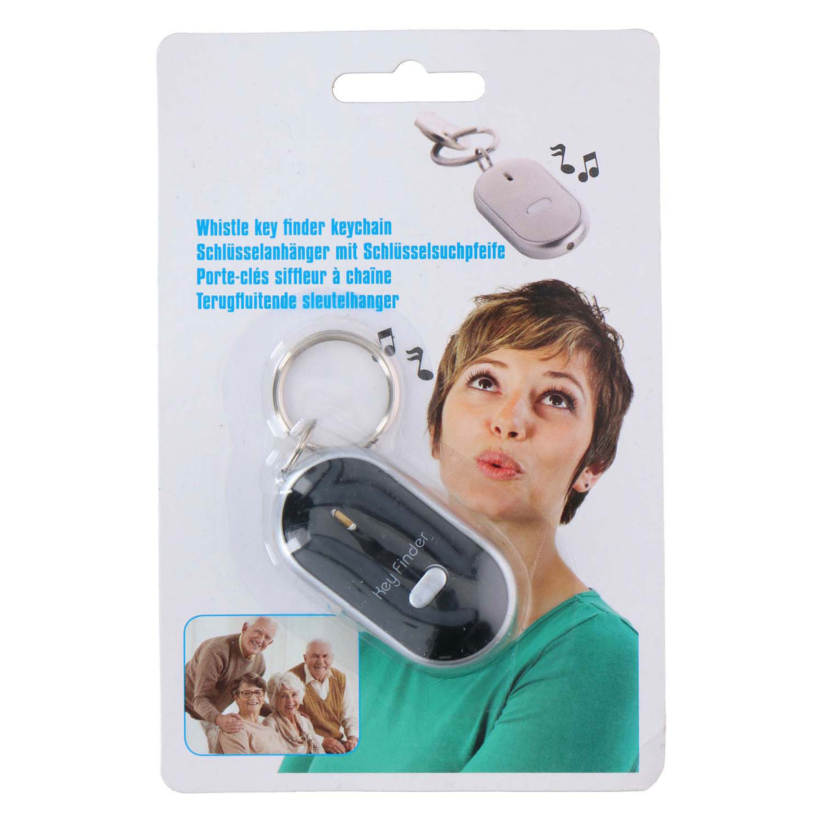 Brelok do wyszukiwania kluczy z fletem