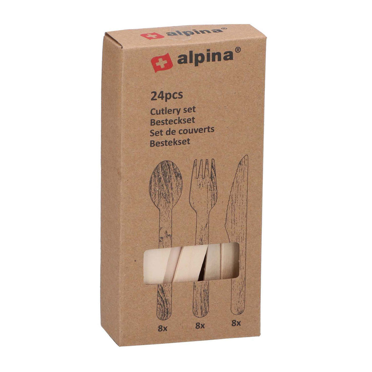 Zestaw sztućców Alpina, 24 sztuki.