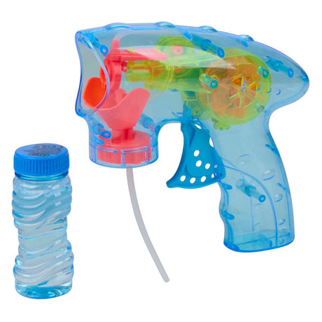 Pistolet do baniek mydlanych ze światłem