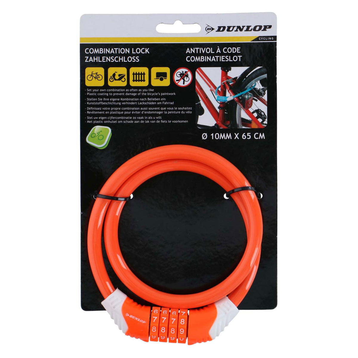 Kombinowany zamek łańcuchowy Dunlop