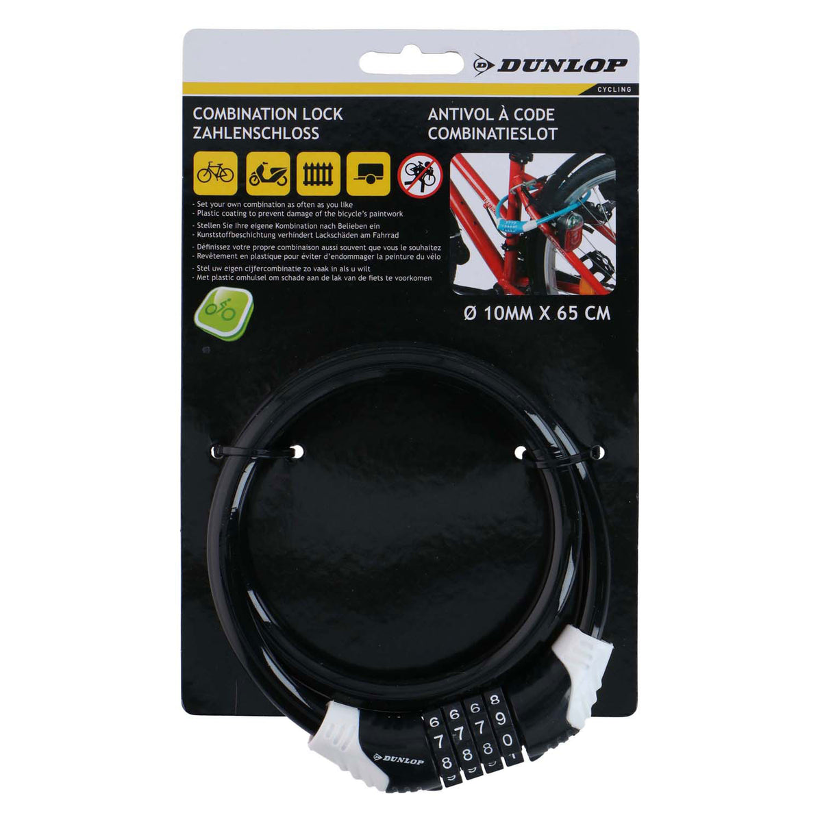 Kombinowany zamek łańcuchowy Dunlop