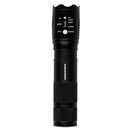 Niemarkowa latarka LED marki Sans Marque z zoomem