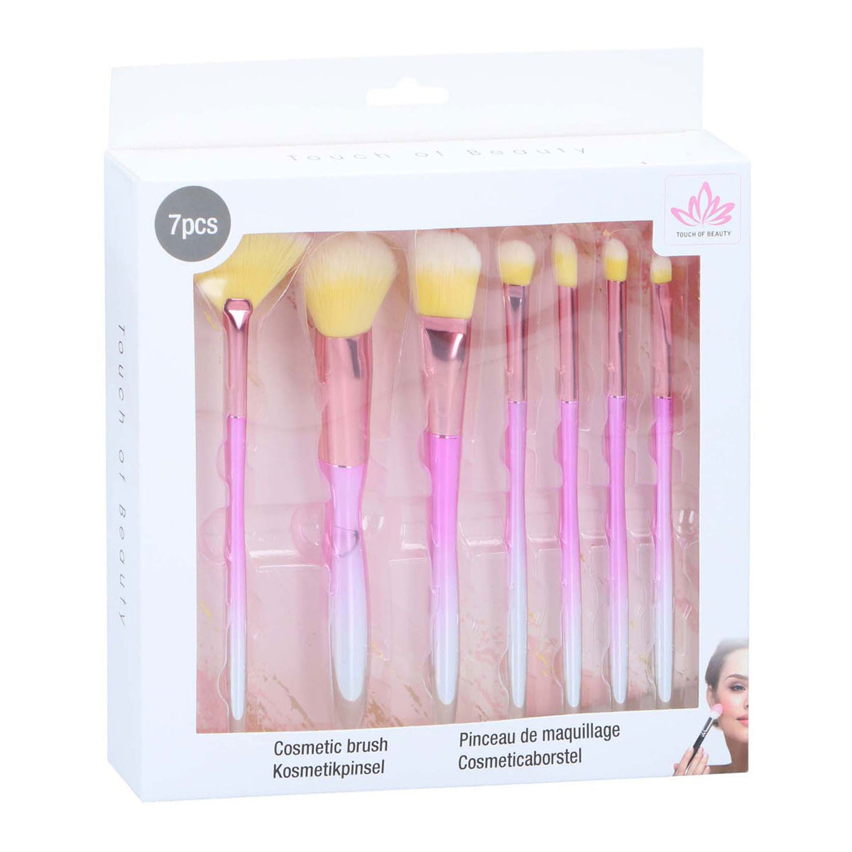 Pędzle do makijażu, 7 szt.