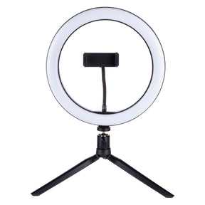 Lampa pierścieniowa na statywie