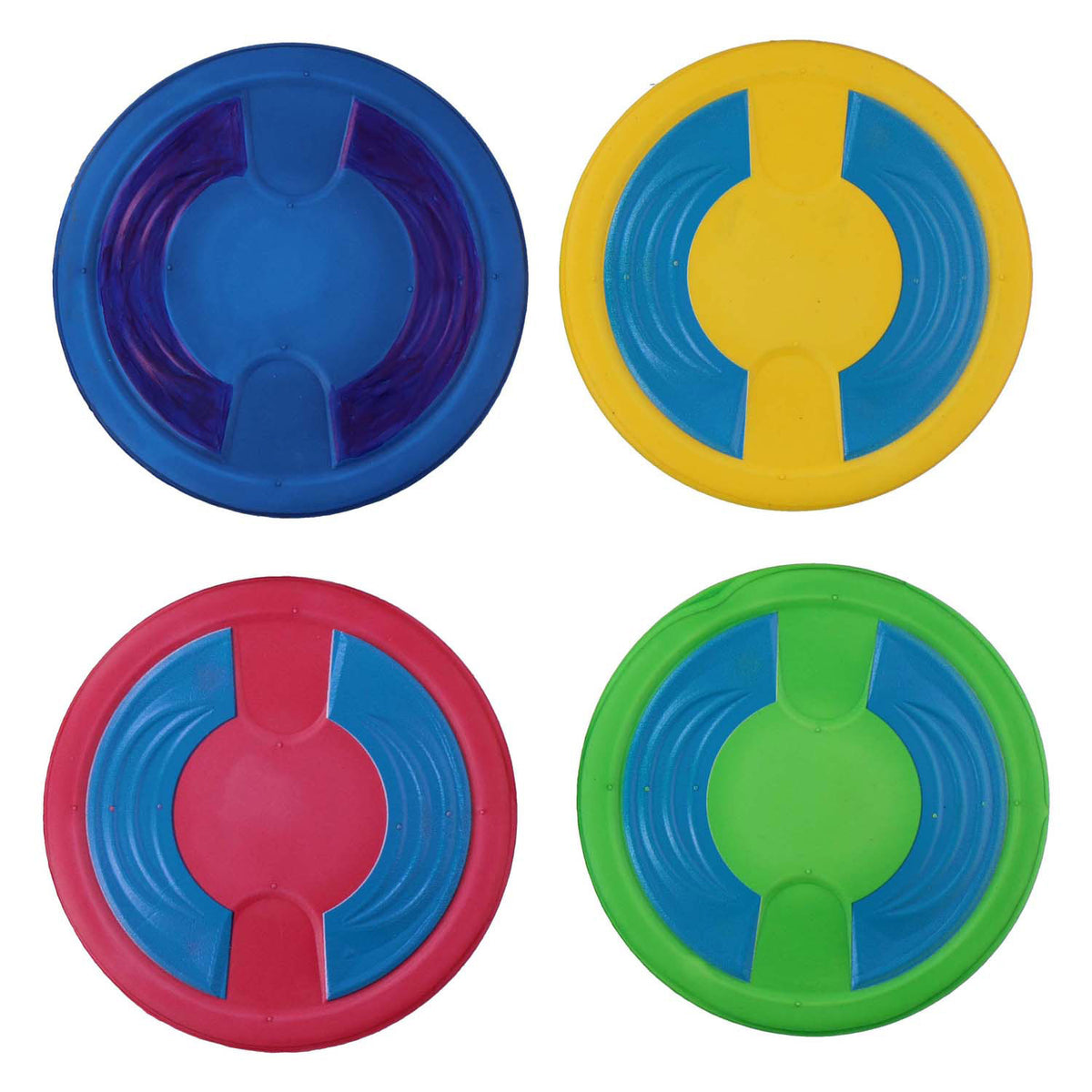 Eddy Toys gra w rzucanie 5-częściowa - zabawki do basenu dla dzieci - pływająca gra docelowa z krążkami - gra do wody i ogrodu - średnica 65cm - wielokolorowy