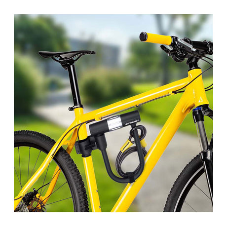 Rama Dunlop U-lock z linką i uchwytem