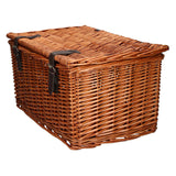 Rowerowy kosz piekarza brązowy 45x30x25cm
