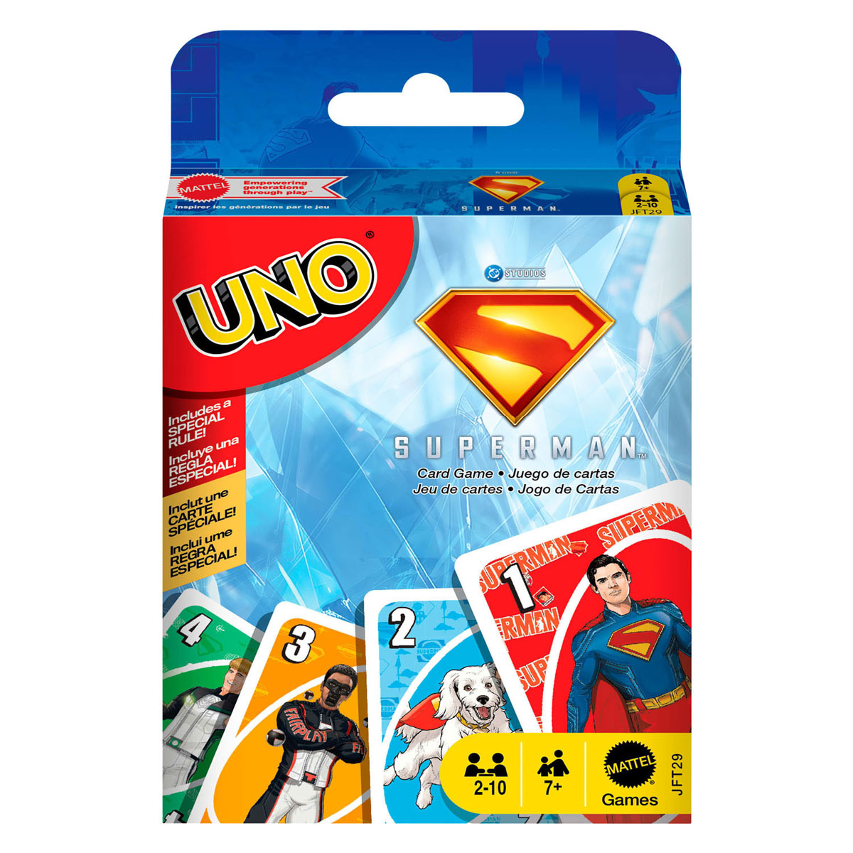Gra karciana Mattel Uno Superman