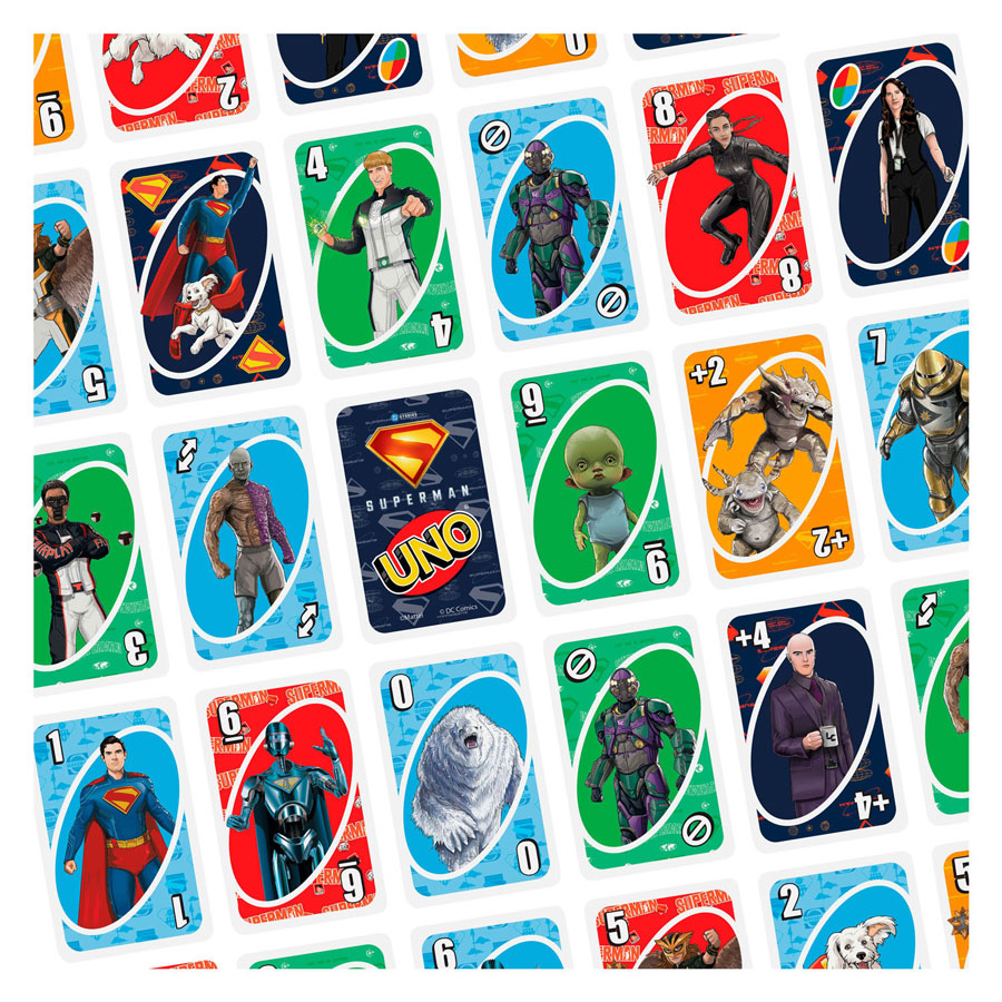 Gra karciana Mattel Uno Superman
