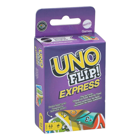 Gry Mattel uno flip - karty dwustronne - zmień grę - karty dwustronne - mattel