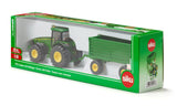 Siku 1953, traktor John Deere z wieszakiem, skala 1:50, metalowy plastik