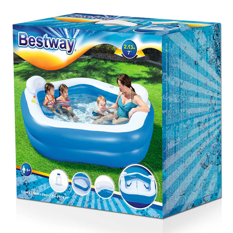 Bestway rodzinny basen pięciokątny oaza 213