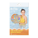 Piłka plażowa Bestway typu tie-dye Twist, 34cm
