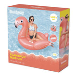 Nadmuchiwany flaming dla jeźdźca Bestway, 148 cm