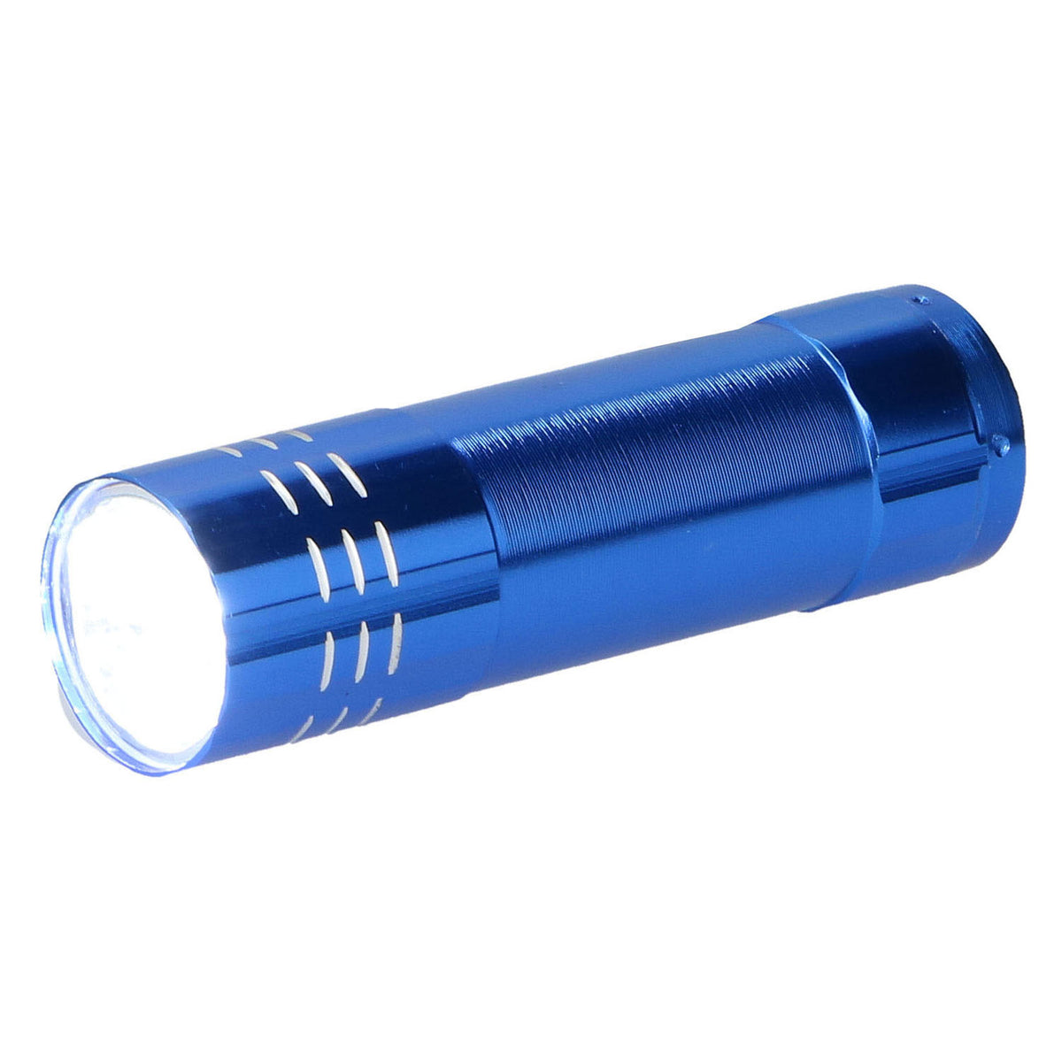 Kolorowa latarka aluminiowa - 9LED