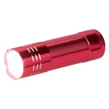 Kolorowa latarka aluminiowa - 9LED