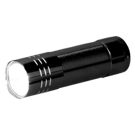 Kolorowa latarka aluminiowa - 9LED