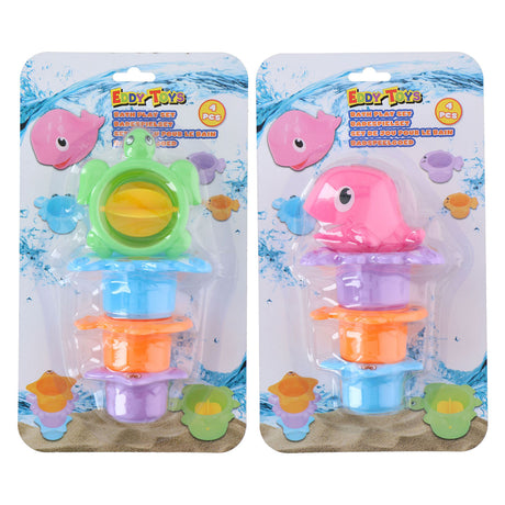 Kubki do kąpieli Animal, 4 szt.