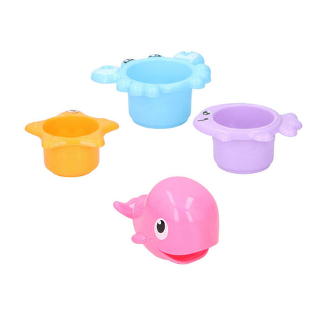 Kubki do kąpieli Animal, 4 szt.
