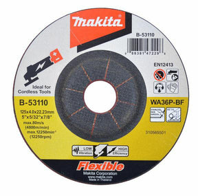 Makita flexibele slijpschijf 125x4