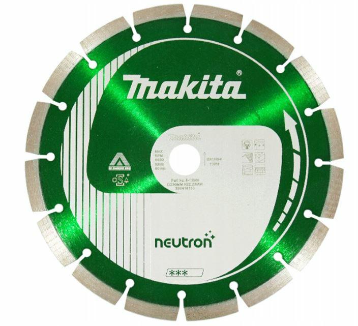 Makita diamantschild 230x22,23mm segment (droog) beton