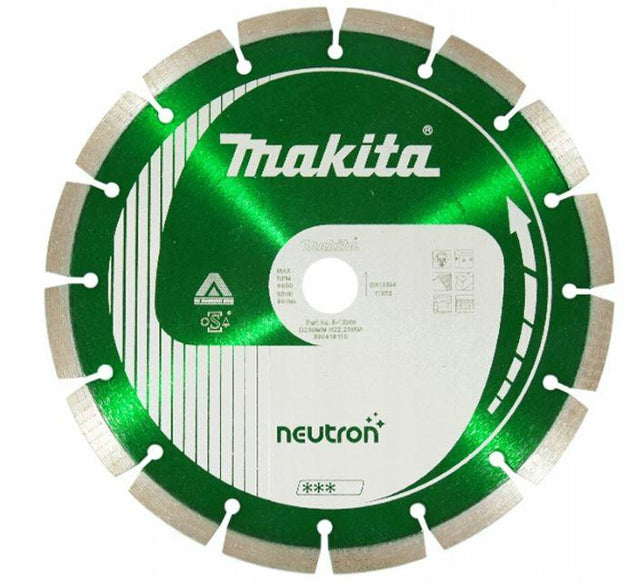 Makita diamantschild 230x22,23mm segment (droog) beton