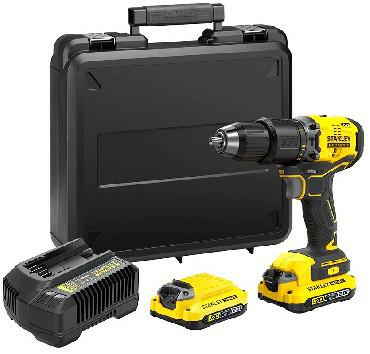 Wiertarka udarowa Stanley Fatmax SFMCD715D2K V20 18V BL | 2x 2,0ah - sfmcd715d2k-qw