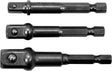 Yato adapters voor stopcontacten 1 4 3 8 1 2 hex-set