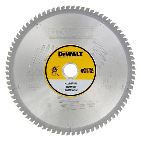 Dewalt akcesoria brzeszczot do piły tarczowej aluminium stacjonarny 305x30x80t 2,5 3,2 tcg -5° - dt1916-qz