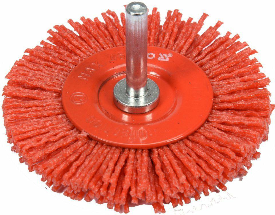 Yato schijfborstel met doorn 75mm nylon