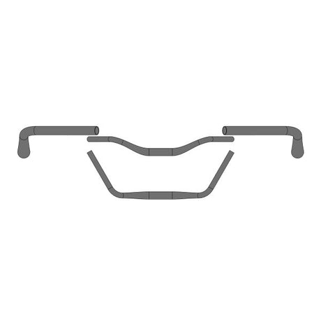 Ergotec sterujący księżyc krążownik Ø31,8 x 610 mm - Czarny