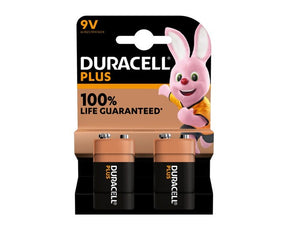 Duracell plus 100% 9v 2-pak 6lr61 (10 sztuk)