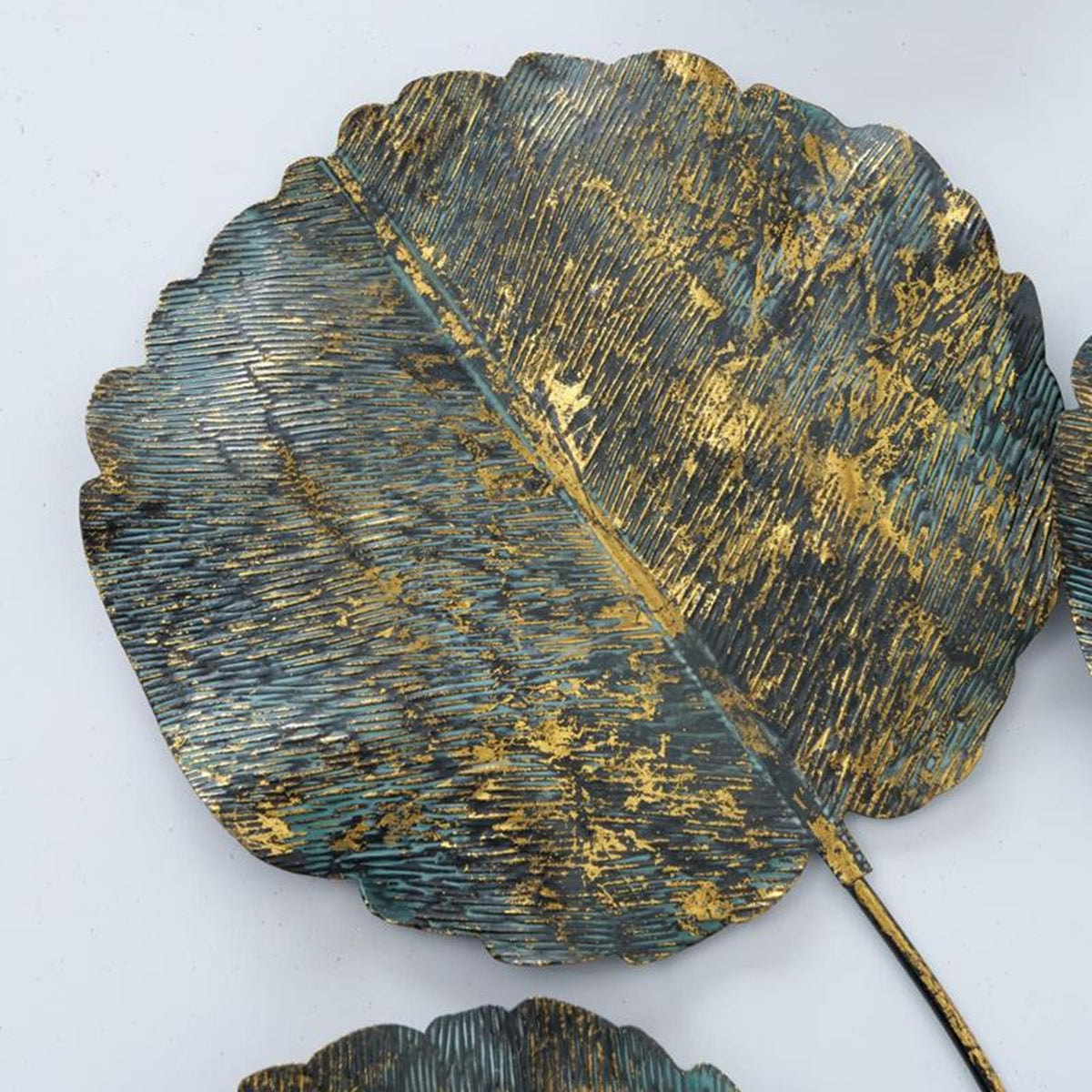 Obiekt ścienny Boltze Home Leaf Verena 115cm metalowy
