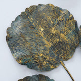 Obiekt ścienny Boltze Home Leaf Verena 115cm metalowy