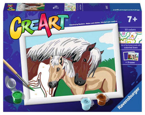 Ravensburger Crerec Painting at Numer - Mother and Foal