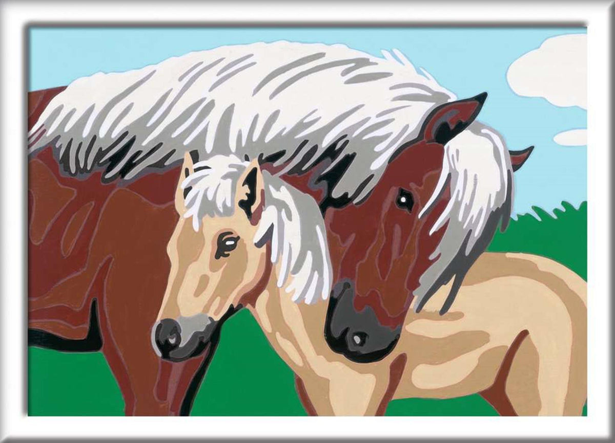 Ravensburger Crerec Painting at Numer - Mother and Foal