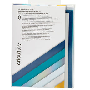 Cricut radość • włóż karty foliowe Blue Lagoon a6