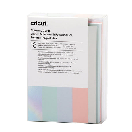 Cricut • Kartki wycinane pastelowe r10
