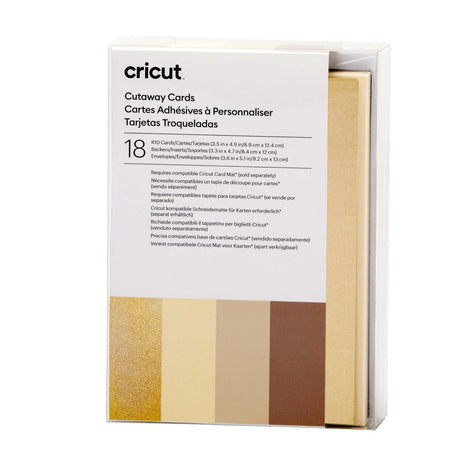 Cricut • wycięte karty neutralne r10