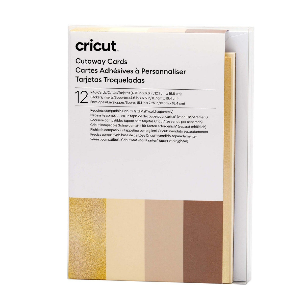 Cricut • wycięte karty neutralne r40