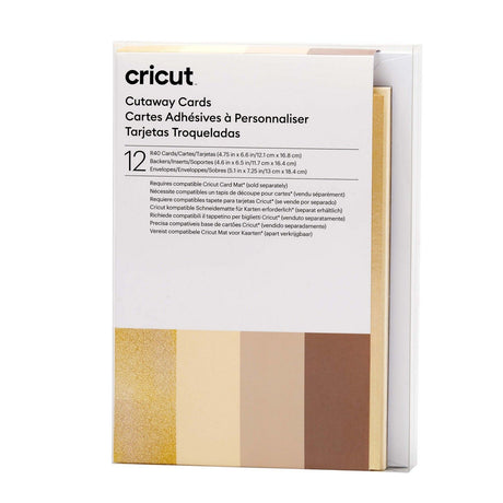 Cricut • wycięte karty neutralne r40