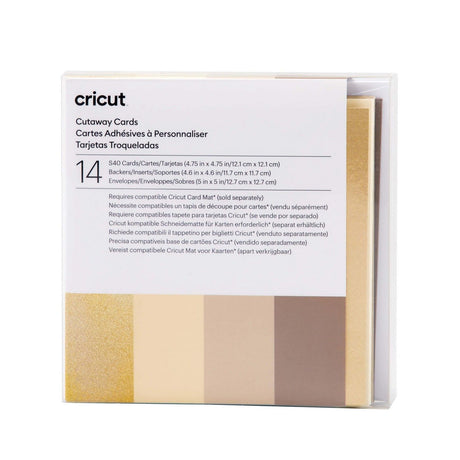 Cricut • wycięte karty neutralne s40